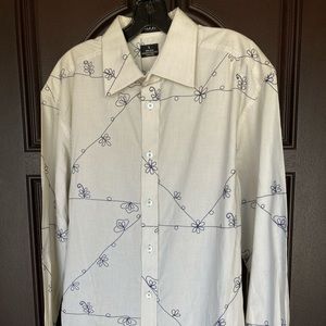 Sean John Men's Long Sleeve Multi Button Up